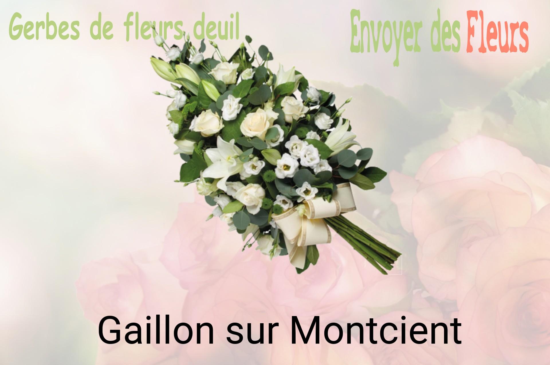 Gerbe de fleurs de deuil livrée à Gaillon-sur-Montcient